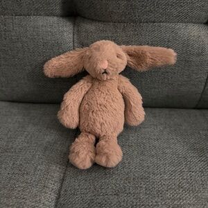 Jellycat Bashful Beige Bunny Bag Charm Keychain